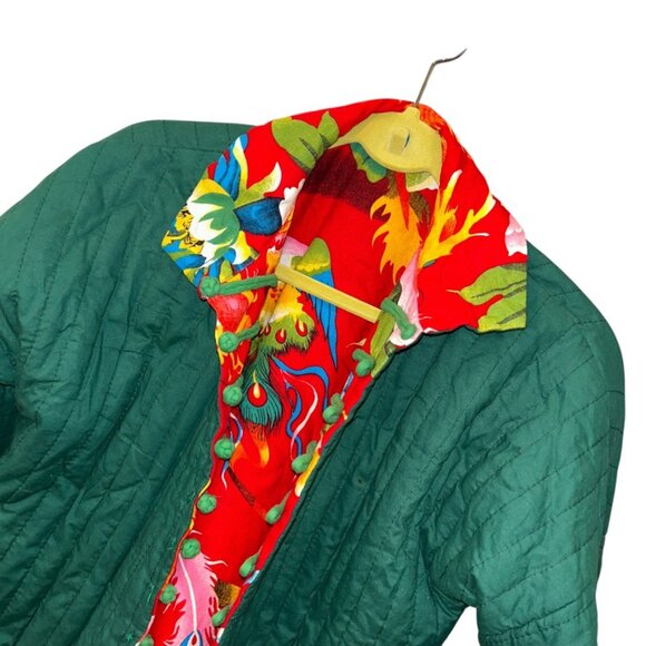 Quilted Cotton india Military sgt peppers reversible cotton coat jkt L - Picture 8 of 8